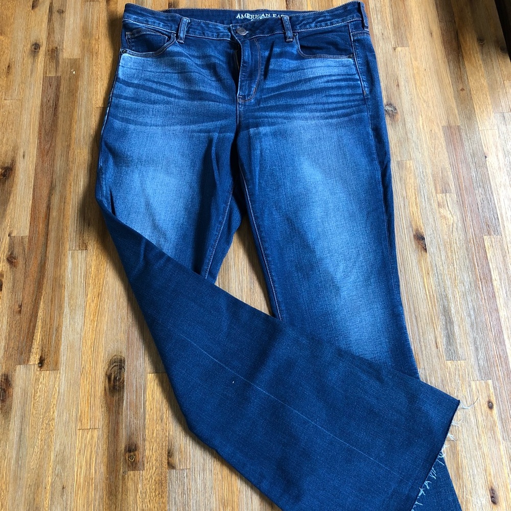 American Eagle Raw Hemmed Jeans